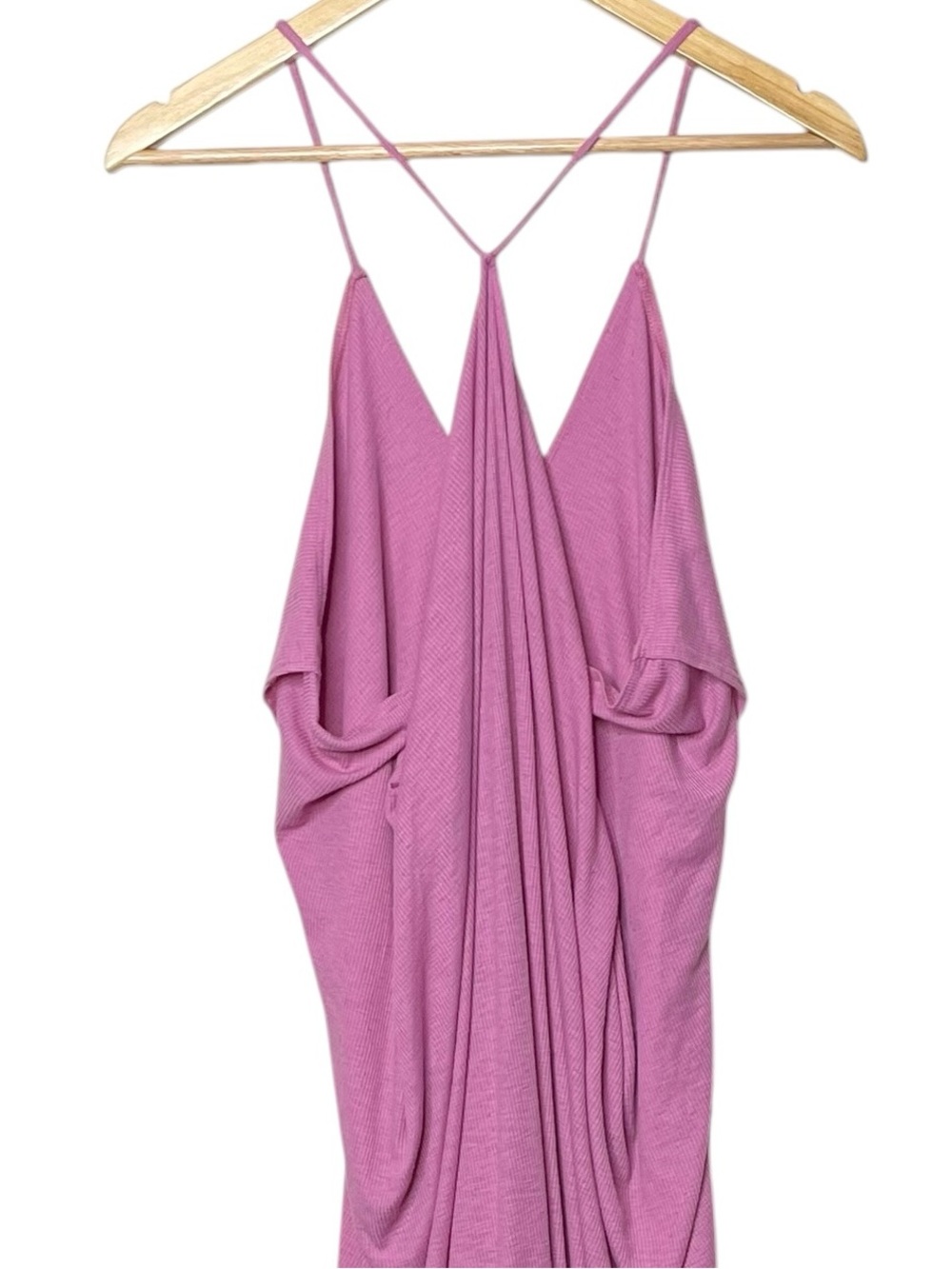 Free People FP Beach Positano Ribbed Draped Slouchy Maxi Dress Small - Picture 8 of 11